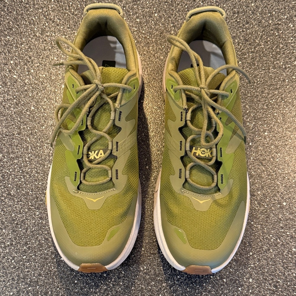 Hoka Transport Men's Olive Athletic Shoes - size 12